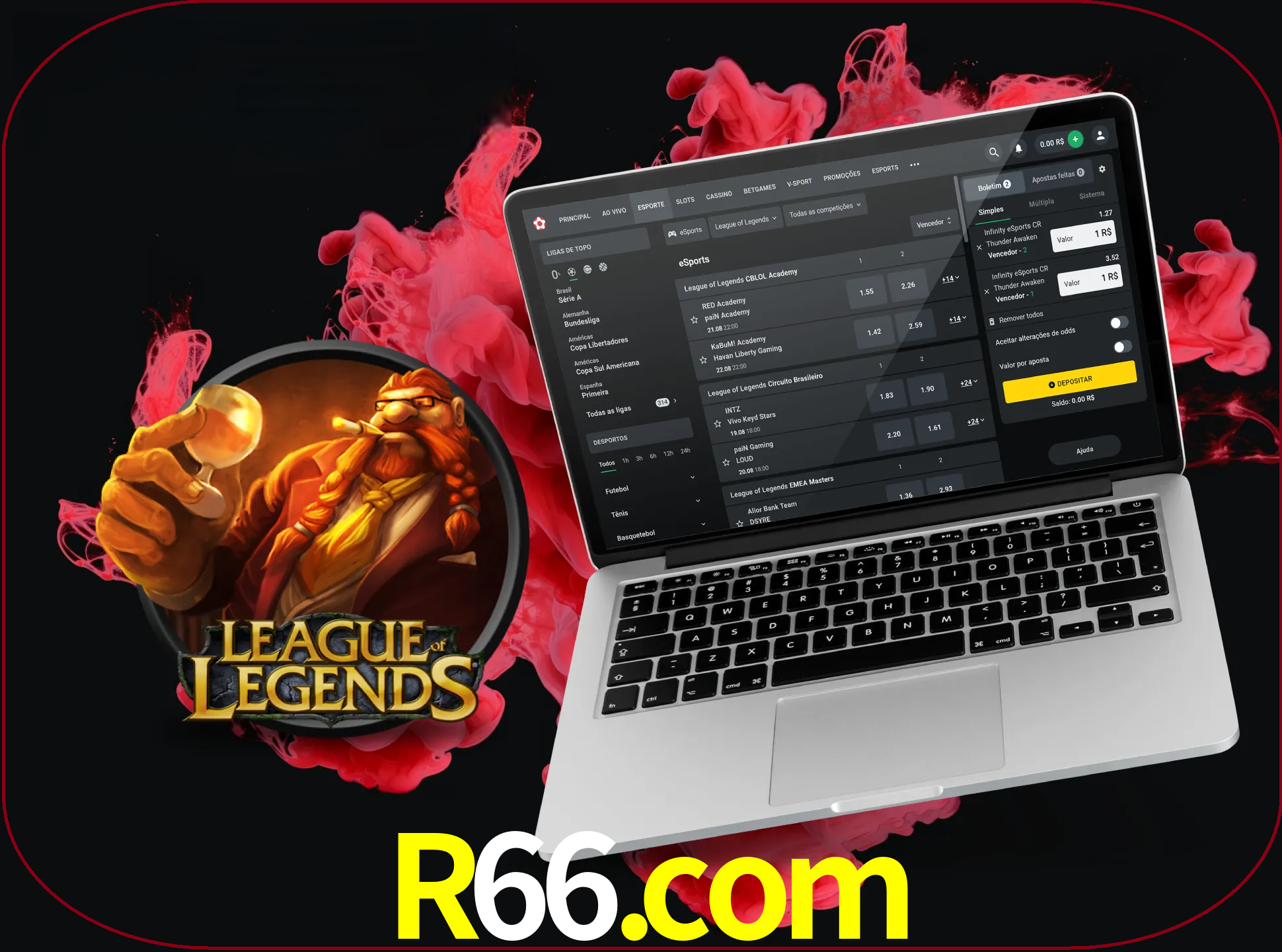 Se é um fã deste jogo, muitos torneios fantásticos que o vão surpreender estão disponíveis no r66.