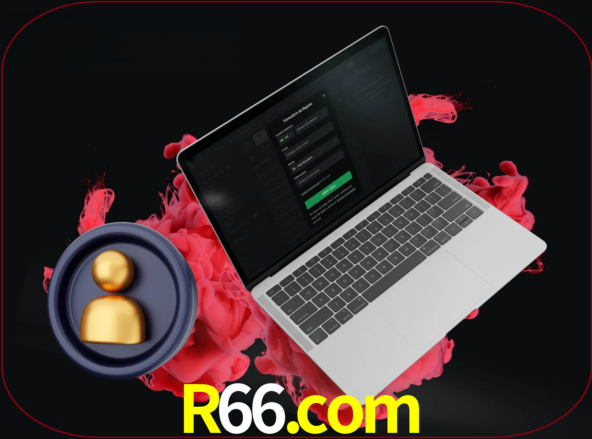No cabeçalho do site r66, clique no botão que o levará a um formulário especial onde terá de introduzir as suas informações actuais.